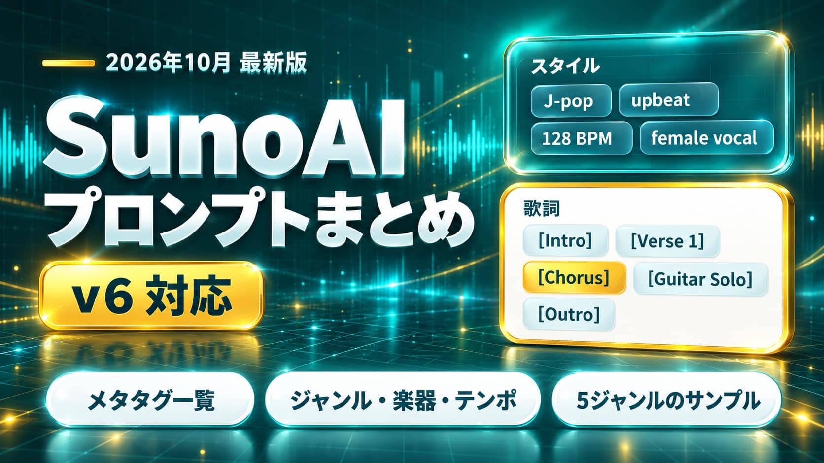 SunoAIプロンプトまとめ